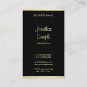 Angepasstes, modernes, handgeschriebenes Skript au Visitenkarte (Rückseite)