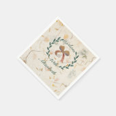 Angepasstes modernes klassisches Kraftpapier Serviette (Ecke)