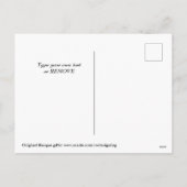 Angepasstes, modernes rotes baskisches Weihnachtsd Feiertagspostkarte (Rückseite)