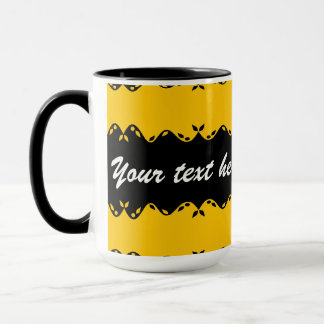 Angepasstes Monogramm-Design Tasse