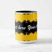 Angepasstes Monogramm-Design Tasse (Zentrum)