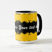 Angepasstes Monogramm-Design Tasse (VorderseiteRechts)