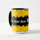 Angepasstes Monogramm-Design Tasse (Vorderseite Links)