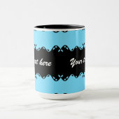 Angepasstes Monogramm-Design Tasse (Zentrum)