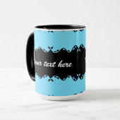 Angepasstes Monogramm-Design Tasse (Vorderseite Links)