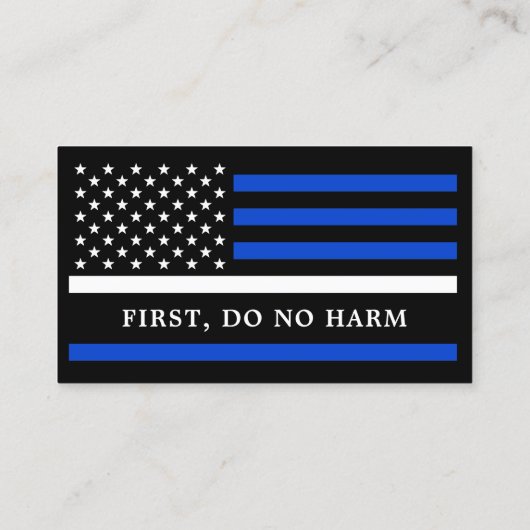 Angepasstes paramedizinisches EMS-Notfalltechniker Visitenkarte (Rückseite)