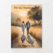 Angepasstes Personalisiertes Gedicht: Dreifacher V Dreifach Gefaltete Urlaubskarte (Cover)