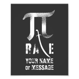 Angepasstes Pi-Day-Pi-Rate-Poster Fotodruck