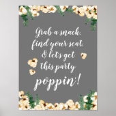 Angepasstes Poster für Popcorn-Station (Vorne)