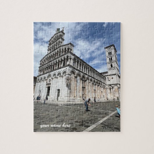 Angepasstes Puzzle von Lucca, Italien (Vertikal)
