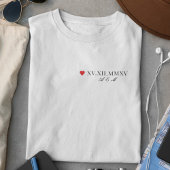 Angepasstes römisches Numerum T-Shirt