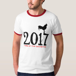 Angepasstes Rooster-Jahr 2017-grafisches T-Shirt