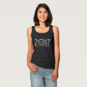 Angepasstes Rooster Jahr 2017 - grafisches T-Shirt (Vorderseite Vollansicht)