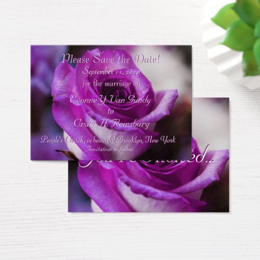 Angepasstes Save the Date II (Schreibtisch)