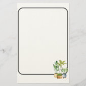 Angepasstes Schreibpapier personalisieren Briefpapier (Rückseite)