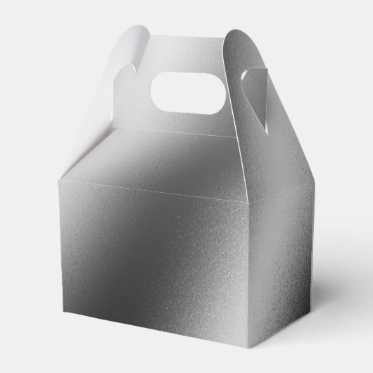 Angepasstes Silver zum fünfundzwanzigsten Jahresta Geschenkschachtel (Rückseite)