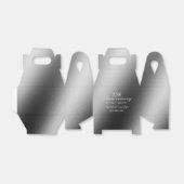 Angepasstes Silver zum fünfundzwanzigsten Jahresta Geschenkschachtel (Ungefaltet)