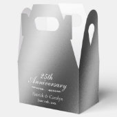 Angepasstes Silver zum fünfundzwanzigsten Jahresta Geschenkschachtel (Geöffnet)