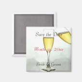 Angepasstes Speichern des Datumsfensters Magnet (Vorderseite/Rückseite)