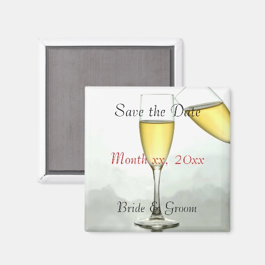 Angepasstes Speichern des Datumsfensters Magnet (Vorderseite/Rückseite)