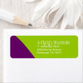 Angepasstes stylisches Rücksendelabel (Insitu)