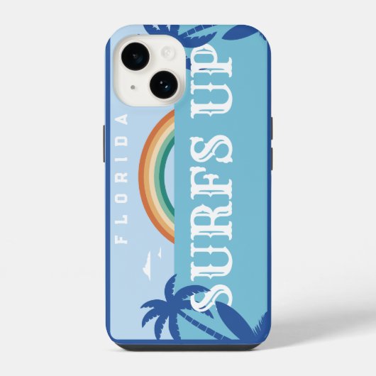 ANGEPASSTES SURFEN IN FLORIDA iPhone HÜLLE (Rückseite)