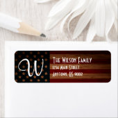 Angepasstes US-Flag-Adressetikett (Insitu)