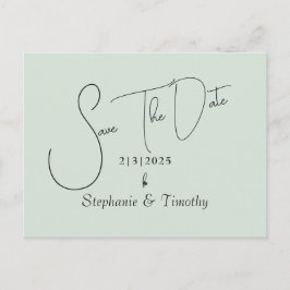 Angepasstes verblichenes Foto minimalistisch Einladungspostkarte