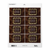 Angepasstes VintageLeather-Look-Label (Vorne)