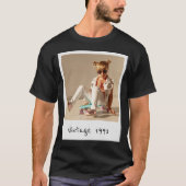 Angepasstes Vintages Foto und Jahr Nostalgie Gebur T-Shirt (Vorderseite)