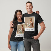 Angepasstes Vintages Foto und Jahr Nostalgie Gebur T-Shirt (Unisex)