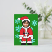 Angepasstes Weihnachtsbild Postkarte (Stehend Vorderseite)