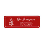 Angepasstes Weihnachtsrücksendekennzeichen (Vorne)