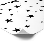 Angepasstes Weißes/Schwarzes Foto-Jubiläum Poster (Ecke)