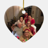 Angepasstes, zweiseitiges Foto Keramikornament (Hinten)