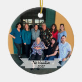 Angepasstes, zweiseitiges Foto Keramikornament (Vorne)