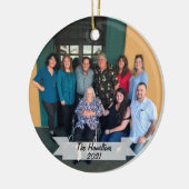 Angepasstes, zweiseitiges Foto Keramikornament (Links)