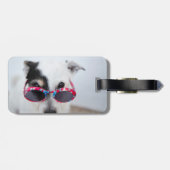 Angepasstes zweiseitiges Personalisiertes Foto Gepäckanhänger (Rückseite horizontal)