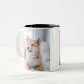Angepasstes zweiseitiges Personalisiertes Foto Zweifarbige Tasse (Vorderseite Links)