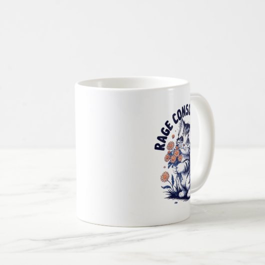 Anger Angry Emotion Funny Rage Rage konsumiert mic Kaffeetasse (VorderseiteRechts)