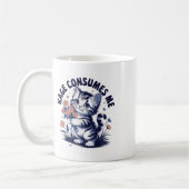 Anger Angry Emotion Funny Rage Rage konsumiert mic Kaffeetasse (Links)