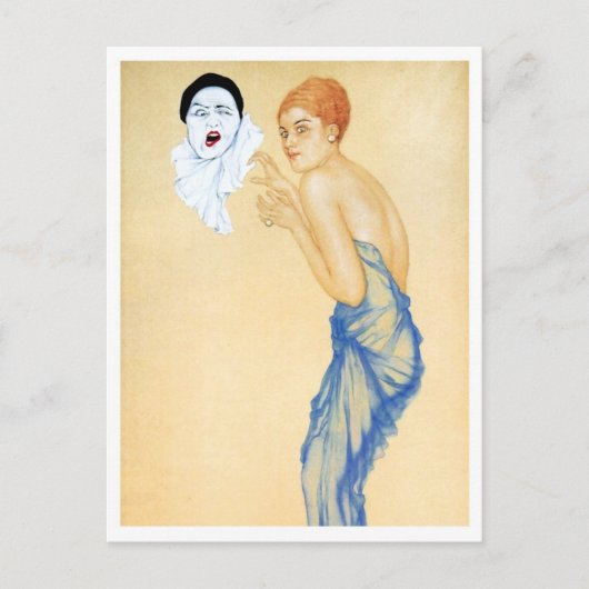 Anger - aus der Liebe des Pierrot Postkarte (Vorderseite)