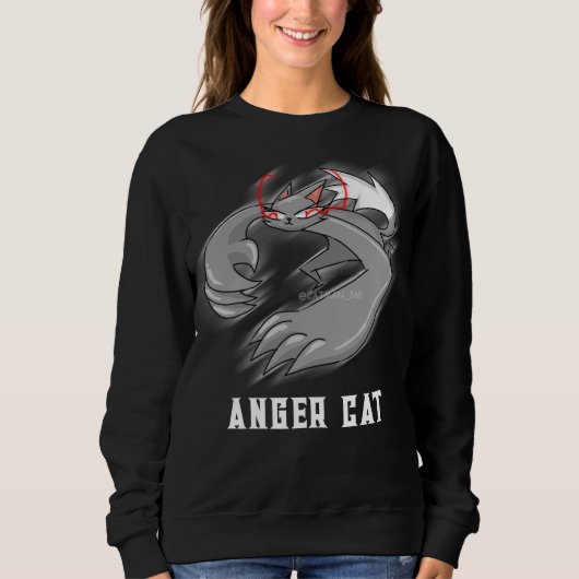 ANGER CAT SWEATSHIRT (Vorderseite)