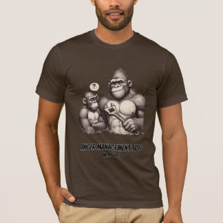 Anger Management 101 – Funny Gorilla Dad Mechanic T-Shirt