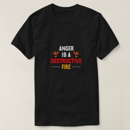 Anger Zitate. T-Shirt (Design vorne)