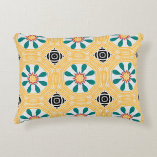 Angerautes Polyester Dekokissen