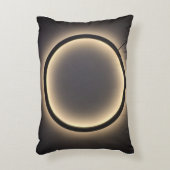 Angerautes Polyester Dekokissen (Vorderseite(Vertikal))