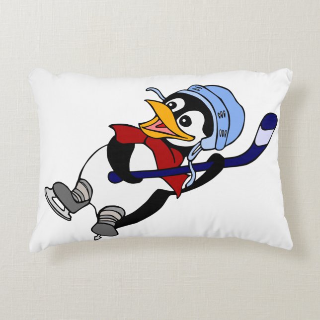 Angerautes Polyester Dekokissen (Vorderseite)
