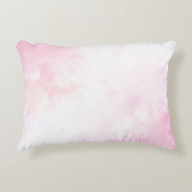 Angerautes Polyester Dekokissen (Vorderseite)