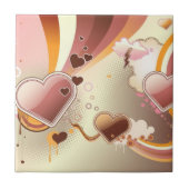 Angeredeter Entwurfshintergrund Fliese (Vorderseite)